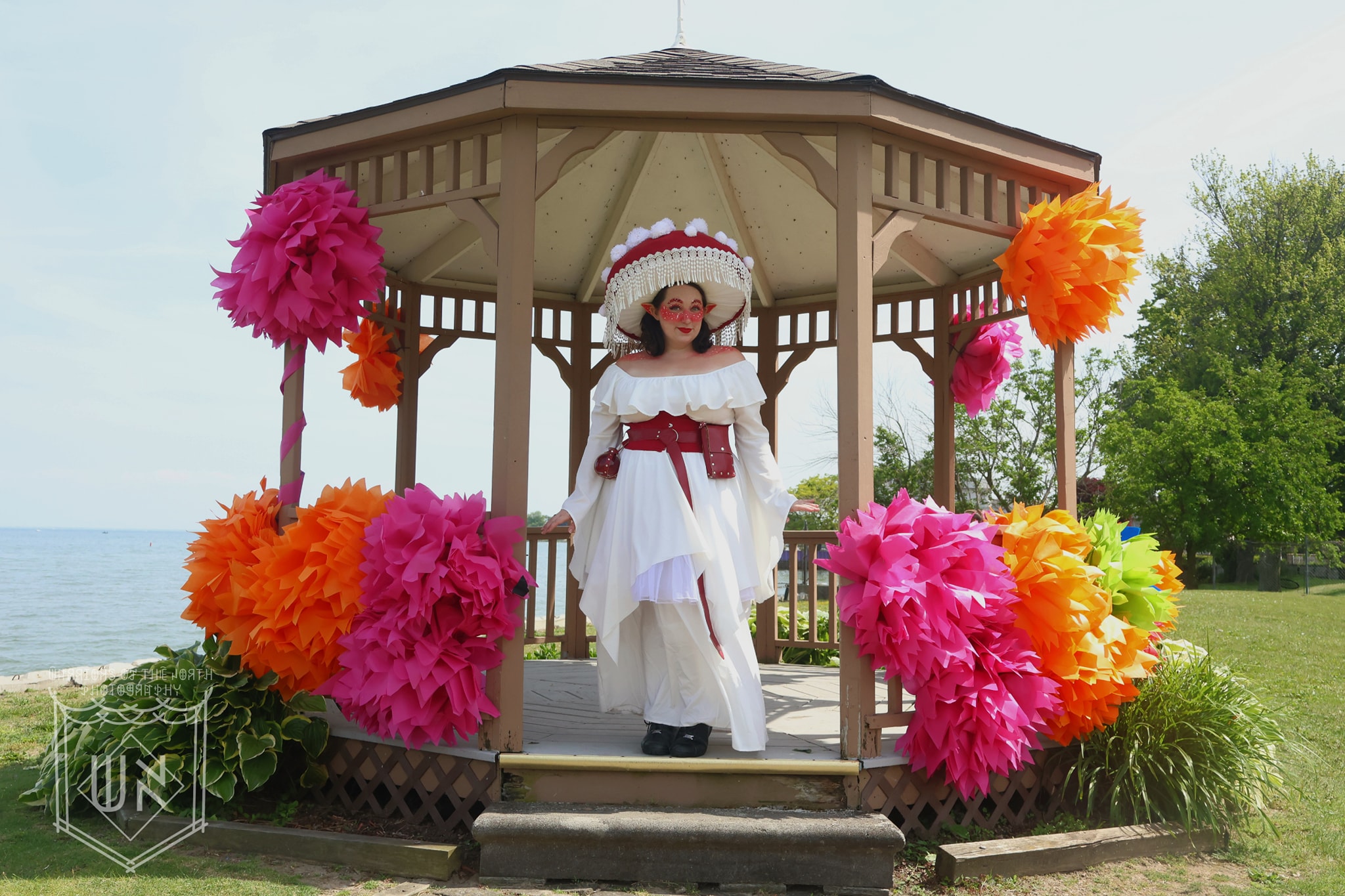 A costumed performer at the Michigan Fantasy Festival